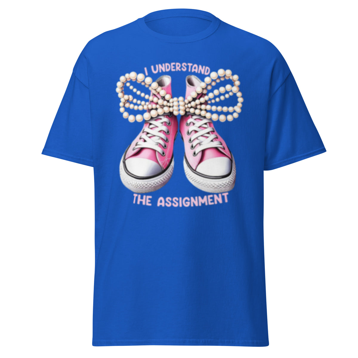 I Understand The Assignment - Chucks And Pearls Tee - Kamala Harris Shirt - Kamala Harris Shirt 2024 USA Election Tee Classic tee