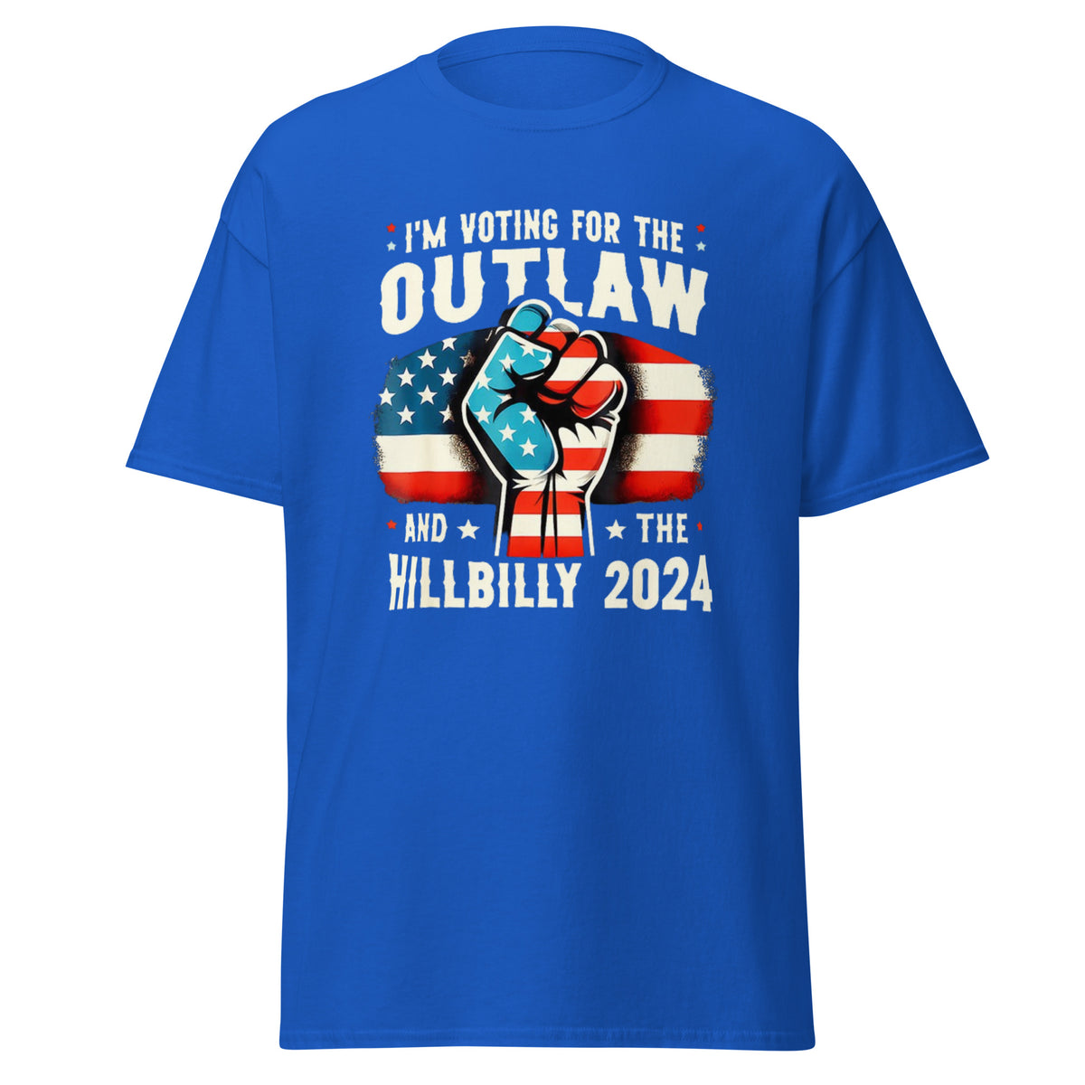 I Am Voting For Outlaw And Hillbilly 2024 - Hillbilly Tee - Kamala Harris Tee - Trump 2024 - Kamala Trump Debate Election Unisex Classic Tee