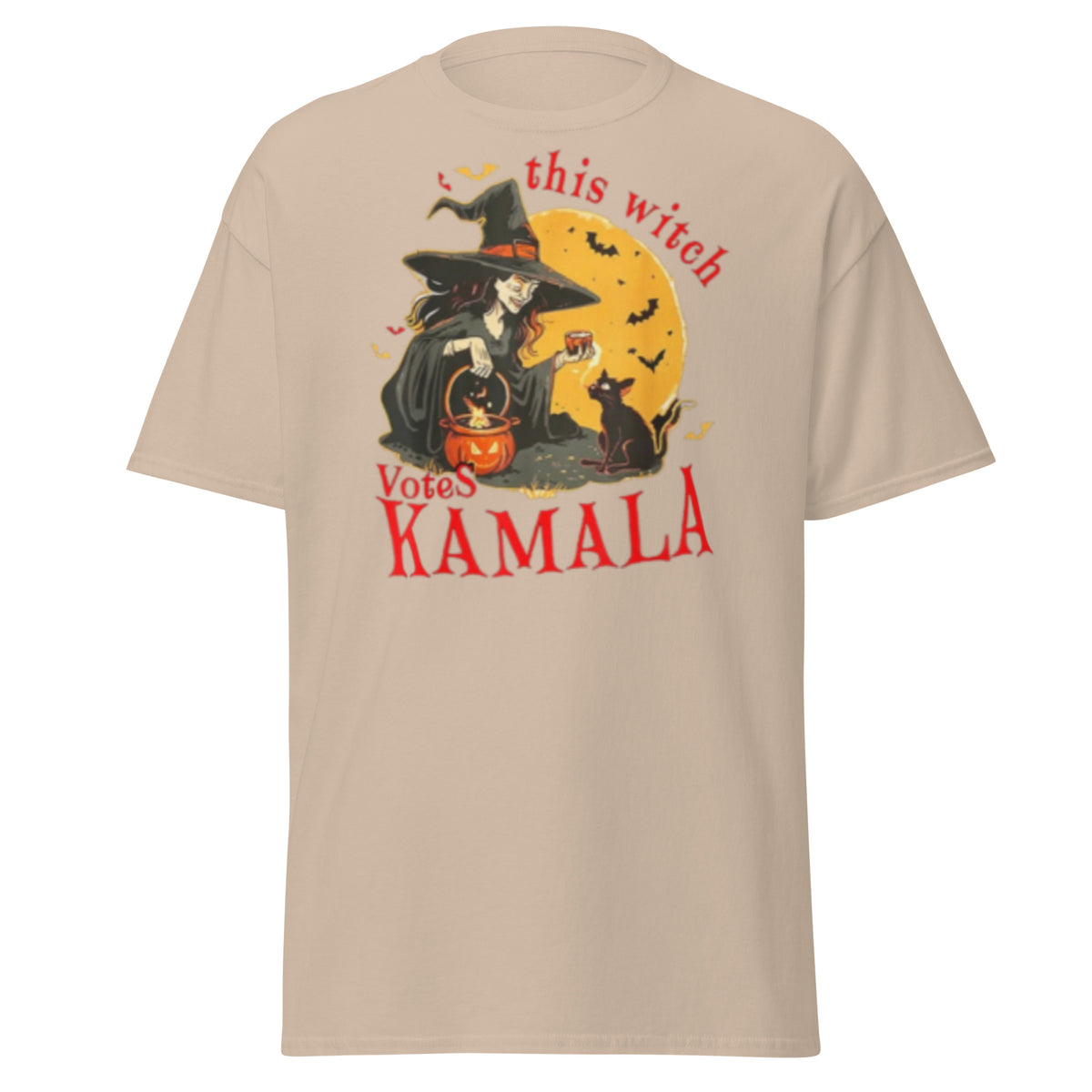 This Witch Votes Kamala Harris Tee, Kamala Harris Halloween T-shirt Classic Shirt.