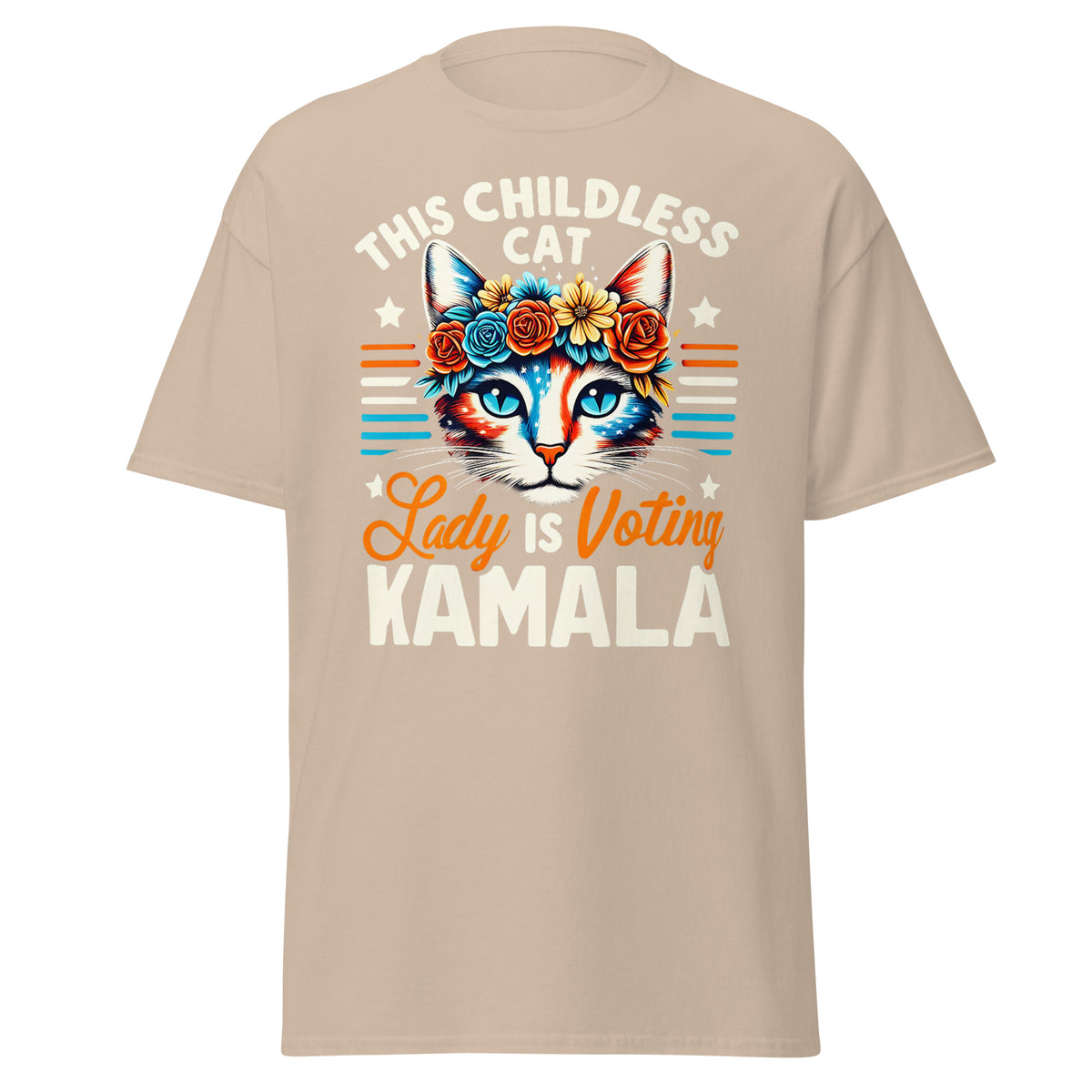 Childless Catlady Is Voting Kamala Harris Tee Kamala Tee - Kamala 2024 Shirt Kamala Rally Women's Classic T-shirt.