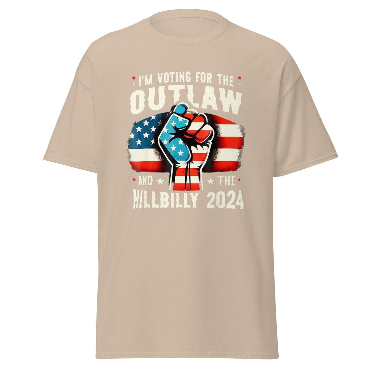 I Am Voting For Outlaw And Hillbilly 2024 - Hillbilly Tee - Kamala Harris Tee - Trump 2024 - Kamala Trump Debate Election Unisex Classic Tee