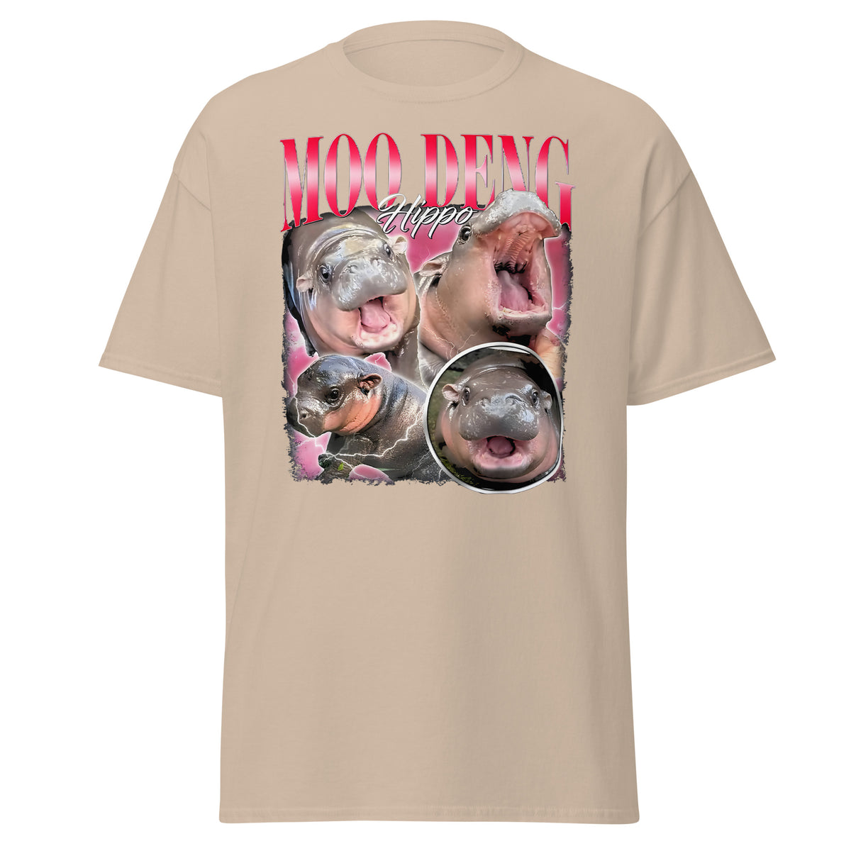 Moo Deng Tshirt - Funny Baby Hippo Moo Deng Funny Moo-deng Deng 2024 Tee Shirt Unisex Classic