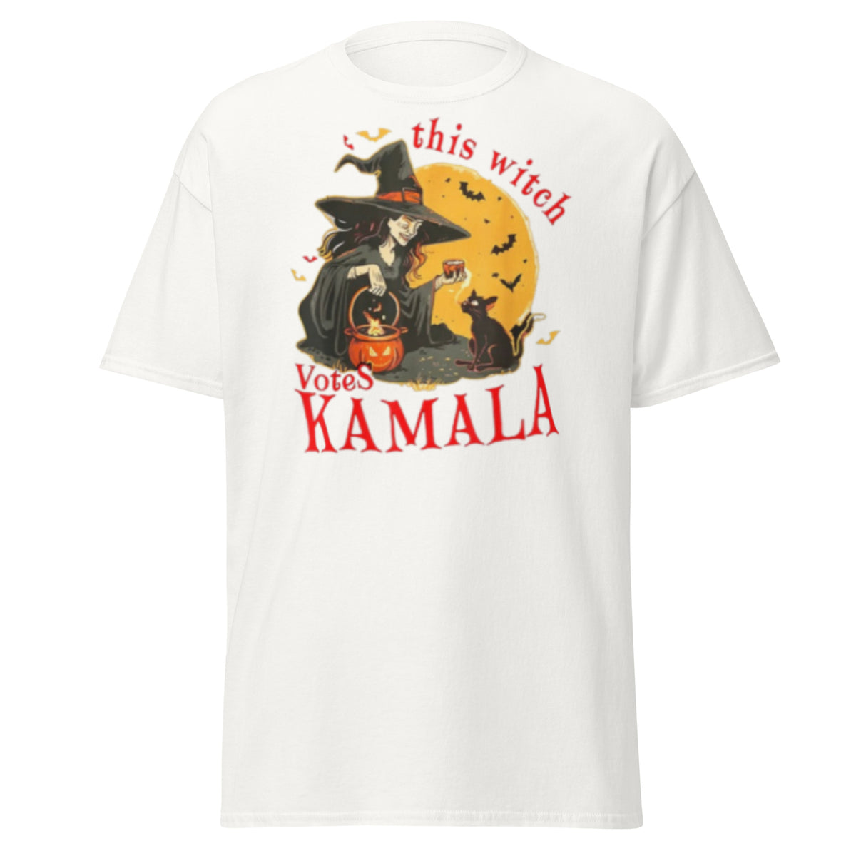 This Witch Votes Kamala Harris Tee, Kamala Harris Halloween T-shirt Classic Shirt.