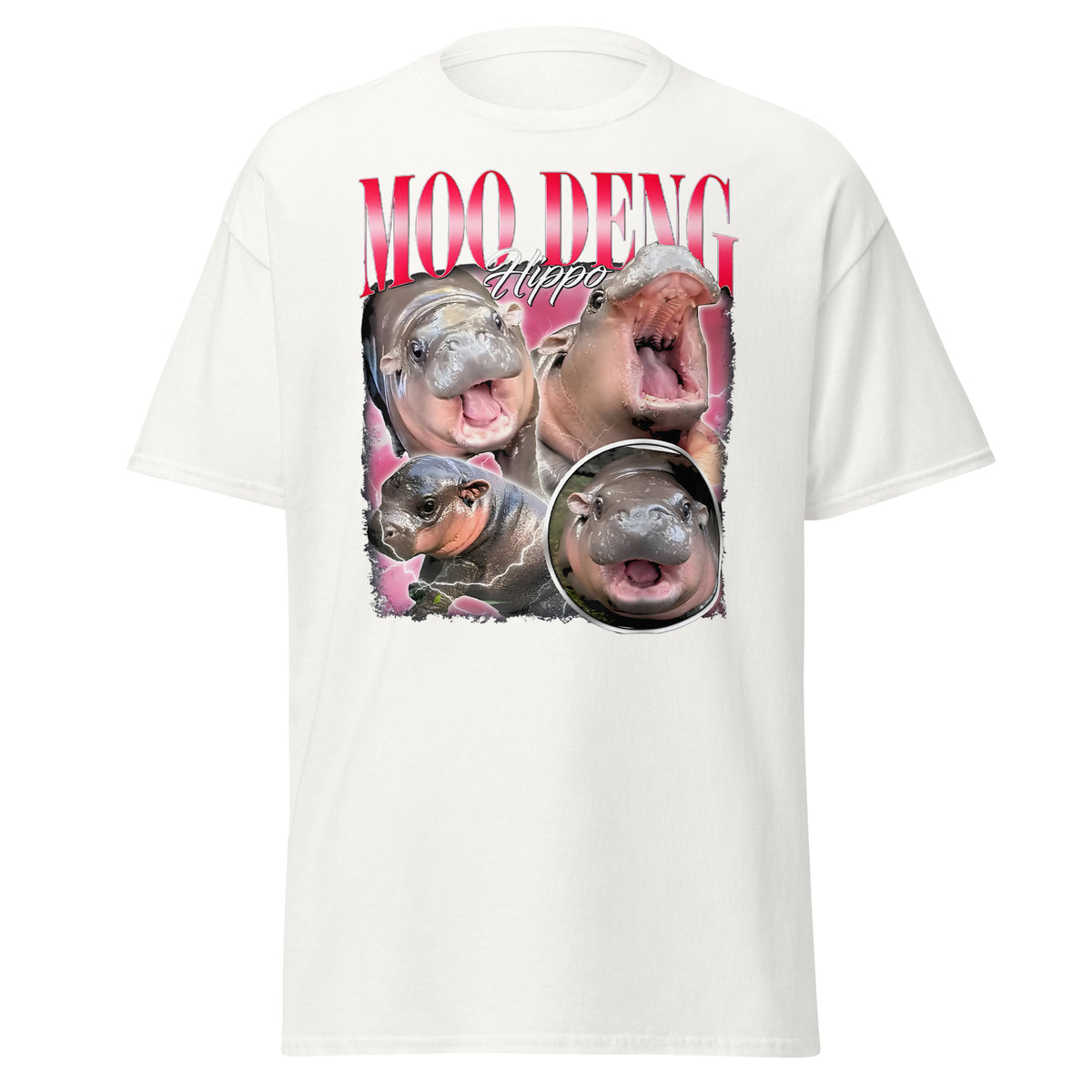 Moo Deng Tshirt - Funny Baby Hippo Moo Deng Funny Moo-deng Deng 2024 Tee Shirt Unisex Classic